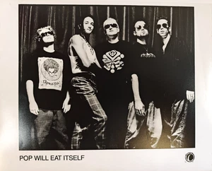 Pop Will Eat Itself original Press Photo Size A4 Infectious Records Memorabilia - Picture 1 of 8