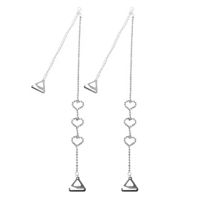  1 paio di cinturini per reggiseno anti-slip con cinghie di reggiseno decorativo - Immagine 1 di 4