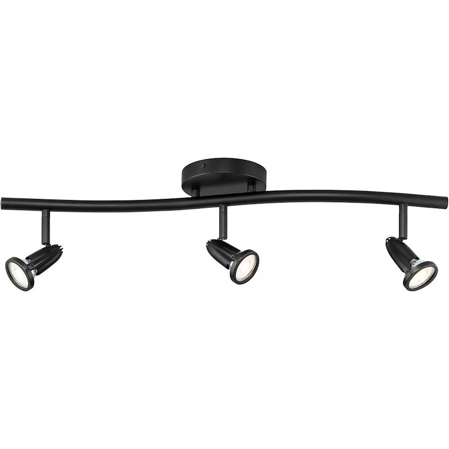 Barra de holofotes de parede/teto Access Lighting Cobra 3, preta - 52203LEDDLP-BL - Imagem 1 de 1