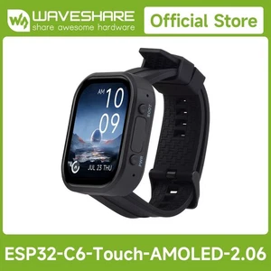 Waveshare ESP32-C6 2.06inch AMOLED Touch Watch Development Board, 410×502 - Picture 1 of 16