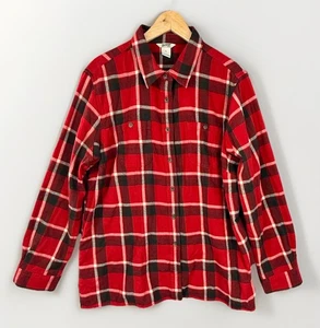 Duluth Trading Co. Damen Hemd Gr. XL rot kariert Free Swingin Flanell Neu ohne Etikett - Bild 1 von 8