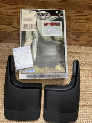 Guardabarros HUSKY guardabarros guardabarros para 04-09 FORD F150 con llamaradas OEM JUEGO GUARDABARROS TRASERO NUEVO EN CAJA Foto 1 de 4