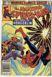 The Amazing Spider-Man #239 Newsstand Variant (Marvel 1983) 2nd Hobgoblin - Picture 1 of 6