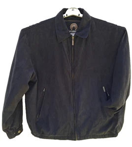 Vintage Weatherproof Garment Company Men's Bomber Jacket Black Sueded Size XL - Picture 1 of 13