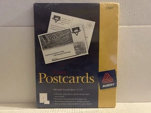 Avery 5389 Laser Postcards 100 Cards 2 Cards/sheet 4"x6" - Picture 1 of 8