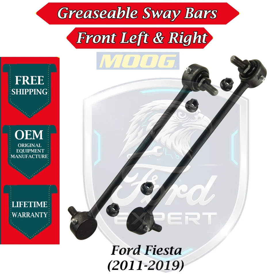 MOOG OEM Front Sway Bars For 2011-2019 Ford Fiesta Lifetime Warranty - Изображение 1 из 4