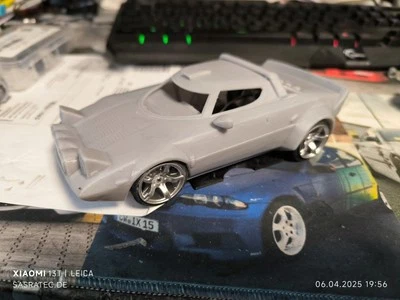 SASRATEC Lancia Stratos Legend Serie 8 1:24 Chassi 124 , Slotcar , Carrera Digital 124