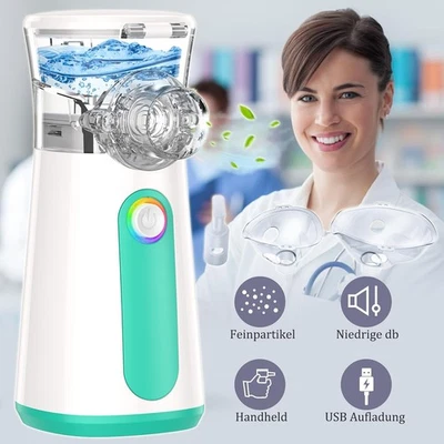 Effektives Inhalationsgerät Inhalator Zerstäuber Asthma Therapie Inhaliergeräte - Bild 1 von 4