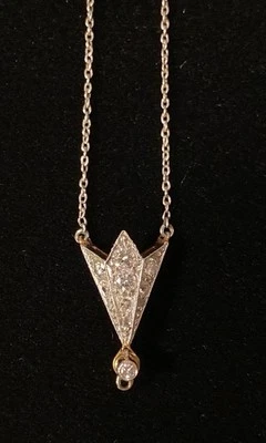 Gargantilla Art Deco vintage  Foto 1 de 4