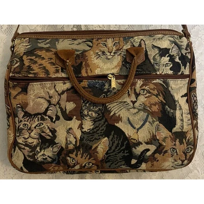 Accesorios Viaje Ilimitado Gatos Amantes Tootle Compras Bolso Vintage 10"X 14" PO Foto 1 de 4