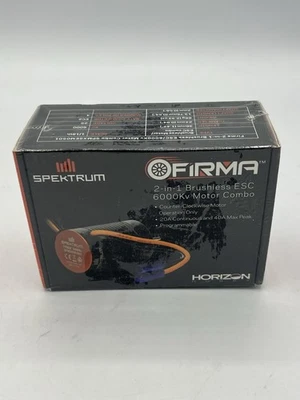 Losi Mini Drag 1/16 Brushless Motor / ESC 2-in-1 Combo Spektrum Firma 6000Kv - Image 1 of 4