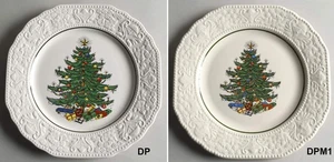 Cuthbertson Dickens geprägter Weihnachtsteller 98378 - Bild 1 von 1