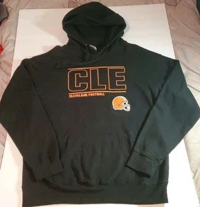 Sudadera con capucha de fútbol americano NFL Cleveland Browns negra 2XL - Imagen 1 de 9