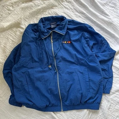 Винтажная ветровка Catalina на молнии темно-синяя куртка для парусного спорта женская - Изображение 1 из 4