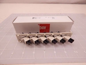 ADC FL2-6PMMLX FIBER OPTIC PANEL LC W/ SHUTTER T82064 - Picture 1 of 5