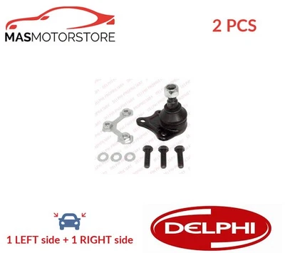 SUSPENSION BALL JOINT PAIR FRONT DELPHI TC825 2PCS FOR VW GOLF IV,BORA - Image 1 of 4