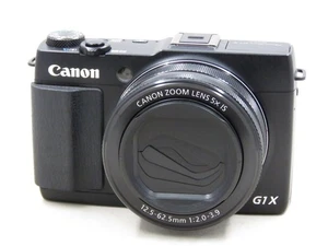 Canon PowerShot G1 X Mark II fotocamera digitale nera con batteria dal Giappone - Foto 1 di 5