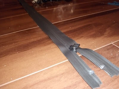 #5 Open End 45" Waterproof Zips Aquaguard with YKK Slider 45 Inches Zipper Brown - Image 1 of 4