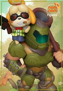 Chibi Isabelle x Doom Crossing - Figura Fan Art - Impresión de resina 3D 141 mm - Imagen 1 de 7