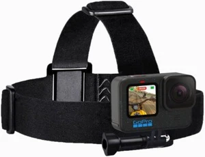 Head Strap Mount Headband For GoPro Hero 10 9 8 7 6 5 4 3+ 3 2 Osmo - Picture 1 of 7