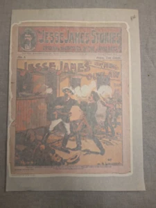 Vintage 1970s jessie James stories comic book cover iron on t shirt transfer - Picture 1 of 2