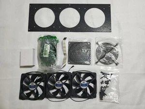 Coolerguys Pre-Set Thermal Controll Cooling Kits for Cabinets AV, Triple 120 6S5 - Picture 1 of 10
