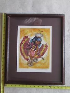 Limitierte Auflage Gerahmtes Kunstwerk: Lil 'Fancy Dancer Bright Eyes von Kimberly Millett - Bild 1 von 8