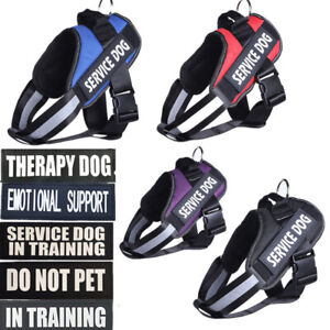 Emotional Support Dog Harness No-Pull Reflective Dog Vest Harness Therapy Dog XL