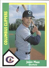 1990 Columbus Clippers CMC #15 Jason Maas