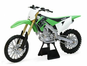 New Ray 1:12 Kawasaki Kxf 450 Diecast Modelo Juguete Motocross Verde Supercross