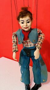 RARE! Hazelle's Airplane Control “Talking” Marionette Sheriff Boy Puppet