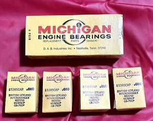 Michigan Engine Connecting Rod Bearings, 5385CAP.  .010, NOS, MGB 1.8L, 4 main - Picture 1 of 8