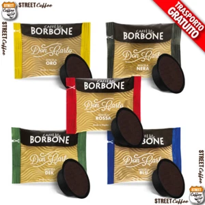 100 200 600 1000 Borbone Don Carlo Modo mio Miscela Blu Nera Rossa Red Oro Dek - Foto 1 di 13
