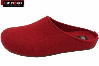 Haflinger Everest Fundus Rot Damen Hausschuhe Schuhe 481024-11