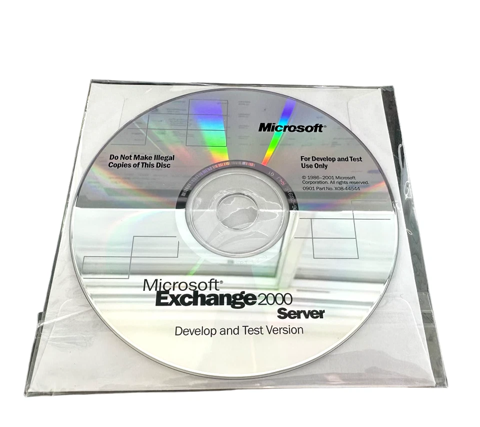 Versión de desarrollo y prueba de servidor Microsoft Exchange 2000 con clave de producto Foto 1 de 1