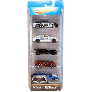 Auto Batman v Superman Hot Wheels Maßstab 1:64 Diecast Fahrzeug 5er Pack 5 (DJD23) - Bild 1 von 6