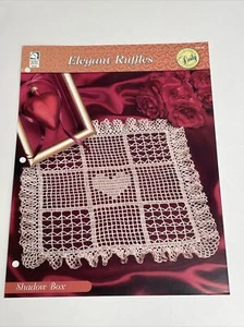 Shadow Box Elegant Ruffles Crochet Doily Pattern House of White Birches - Picture 1 of 5