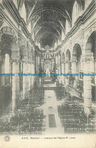 R626045 Namur. Interieur de l Eglise St. Loup. G. Hermans - Picture 1 of 2