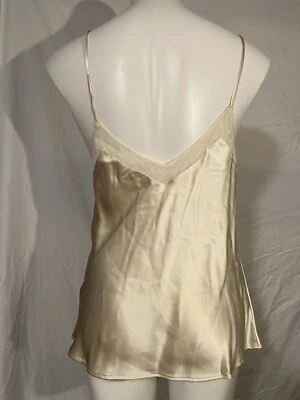 Bell Silk Camisole Tank Sz 10 Ivory USA made Blouse Read Listing - Image 1 of 4