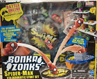 Bonka Zonks Spider-Man Stackrobatic Stunt Set New ~6 Figures ~4 Stunts ~Series 1