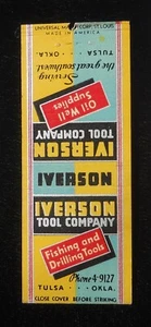 1940er Iverson Tool Company Angel- und Bohrwerkzeuge Ölbrunnenzubehör Tulsa OK - Bild 1 von 2