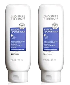 2 Avon Moisture Therapy lozione corpo intensiva guarigione e riparazione IN-SHOWER 7,8 oz - Foto 1 di 3
