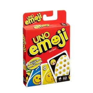 UNO Emoji Card Game - Family Party Fun Game for Kids & Adults - New & Sealed - Picture 1 of 1
