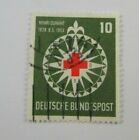 1953 Germany  Sc #696 Red Cross  Used Stamp