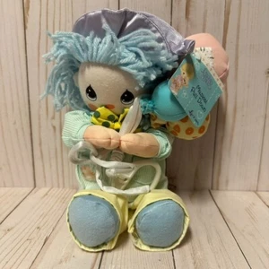 Precious Moments Luv N Care Musical Pull Down Baby Plush Clown Holding Balloons - Picture 1 of 11