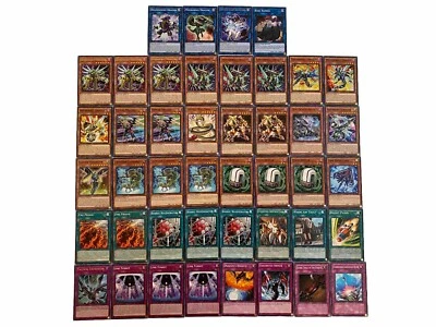 YUGIOH Rokket Dragon Deck Link Complete 44 Cards - Image 1 of 4