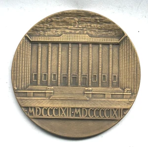 MUZEUM NARODOWE W WARSZHAVIE 1862-1962 BRONZE MEDAILLE OVP - Bild 1 von 4