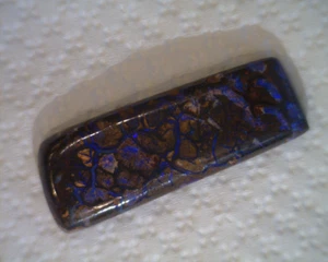 60ct, 48X7X7mm BRIGHT FIRE Koroit Australian Boulder Opal Cabochon - Picture 1 of 2