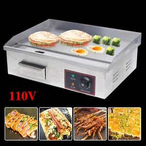 3kW 220v Portable Tabletop Flat Top Grill Electric Griddle Outdoor BBQ Camping - Picture 1 of 11