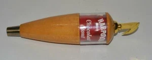 Harpune Chocolate Stout Holz Bier Zapfhahn / Knopf / Griff 9,5" RAR! - Bild 1 von 1